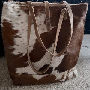 Myra Bag cow hide tote